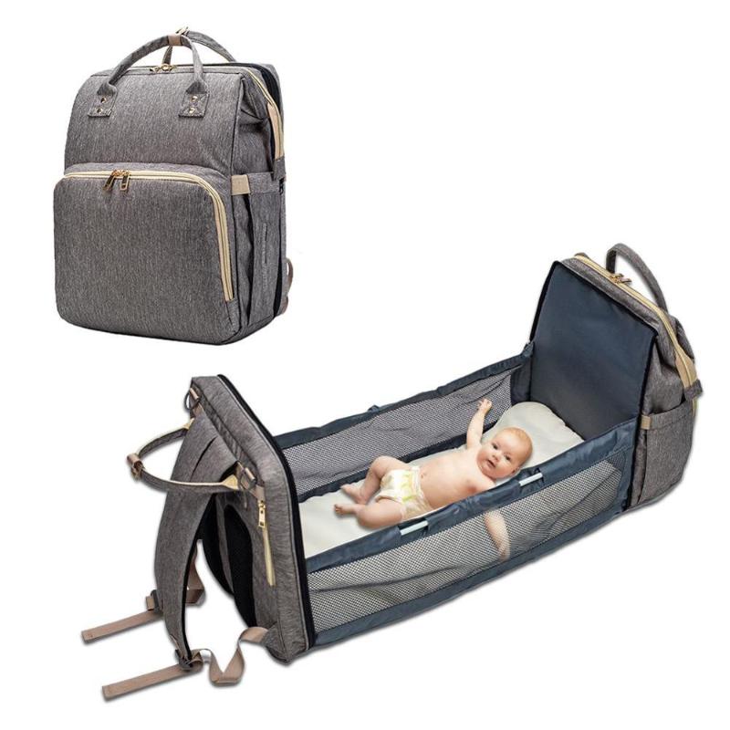 Moms And Dads Baby Backpack Convertible Lightweight Baby Diaper Bag Bed Multi-purpose Travel Storage Bag Nappy Bed, Gray diaper bag
Moms And Dads Baby Backpack Convertible Lightweight Baby Diaper Bag Bed Multi-purpose Travel Storage Bag Nappy Bed, Gray diaper bag