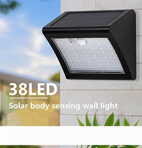Outdoor Solar Powered LED Wall Light Waterproof 38 LEDs Motion Sensor Solar Wall Lamp Garden Backyard 1pc
Outdoor Solar Powered LED Wall Light Waterproof 38 LEDs Motion Sensor Solar Wall Lamp Garden Backyard 1pc