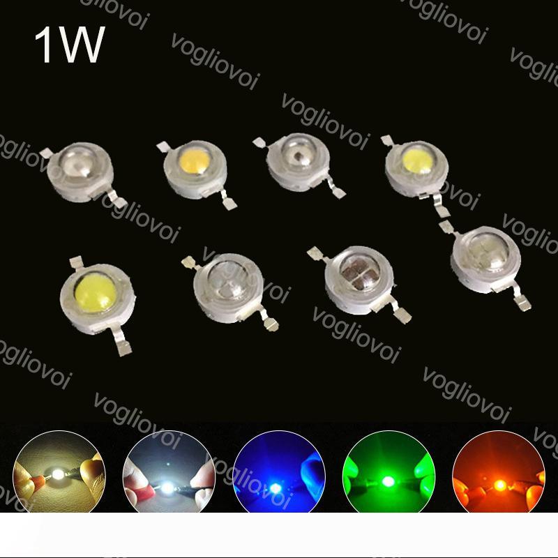 Light Beads High Power 1W Diodes LEDs Chip Warm White UV Multicolor Lighting Accessories For LED Spotlight Downlight Bulb Grow Light EUB