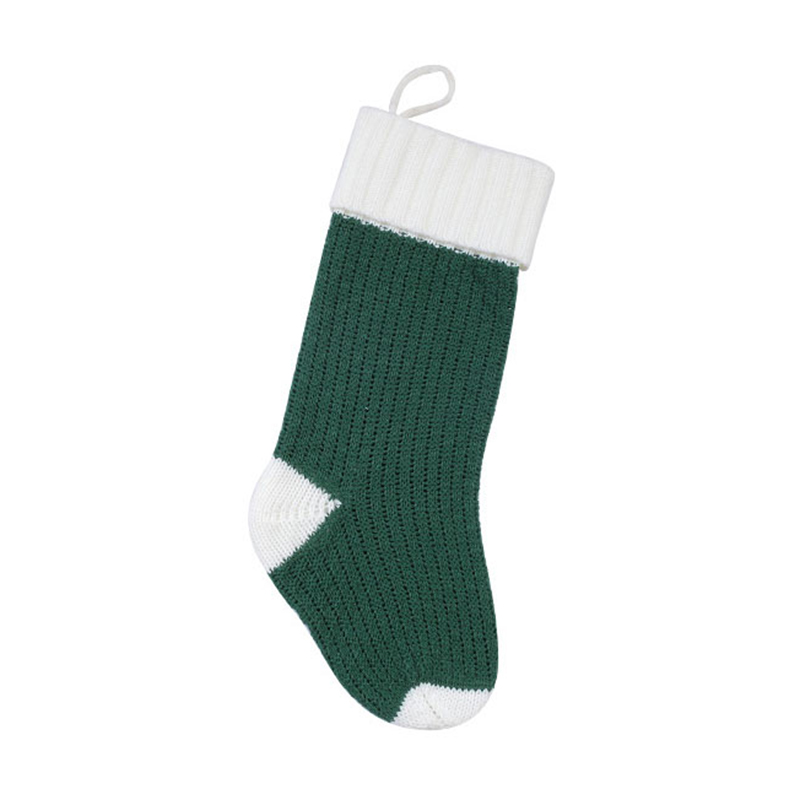 Knitted Christmas Stockings Fireplace Decoration New Year Candy Gifts Bags 
Knitted Christmas Stockings Fireplace Decoration New Year Candy Gifts Bags