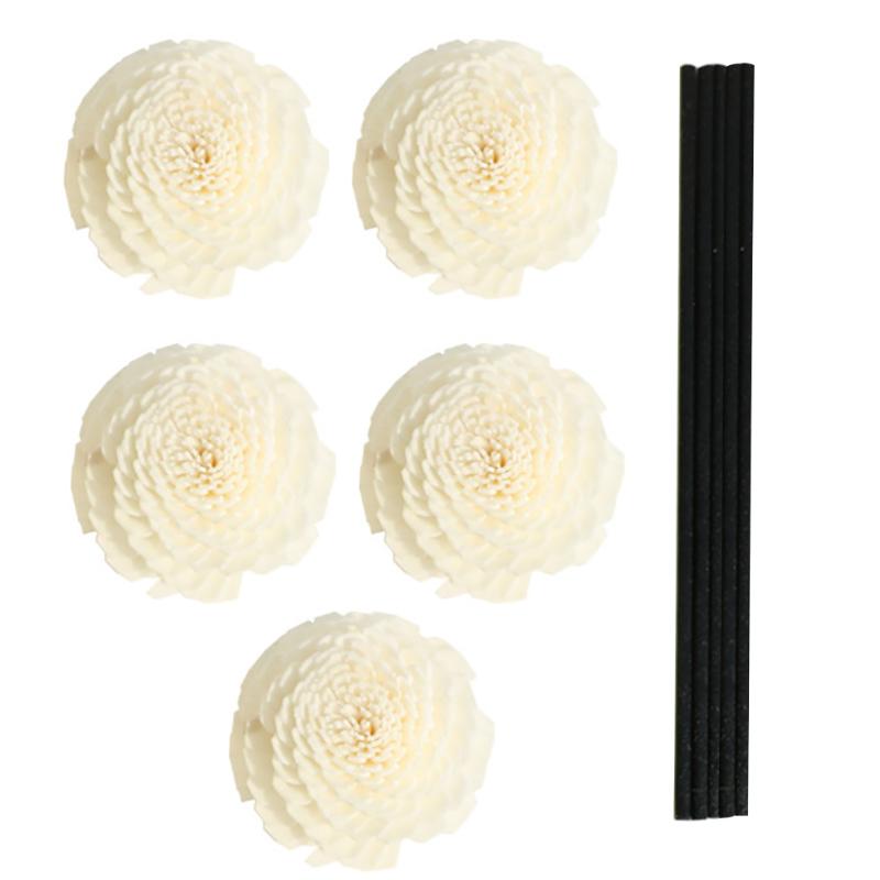 flower 5 Pcs Home Oil Hotel Decoration Practical Diffuser Sticks Rattan Reed Aroma Flowers Essential Professional Replacement