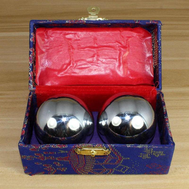 Chinese Baoding Balls Fitness Handball Health Exercise Stress Relaxation Therapy Chrome Hand Massage Ball 38mm
Chinese Baoding Balls Fitness Handball Health Exercise Stress Relaxation Therapy Chrome Hand Massage Ball 38mm
