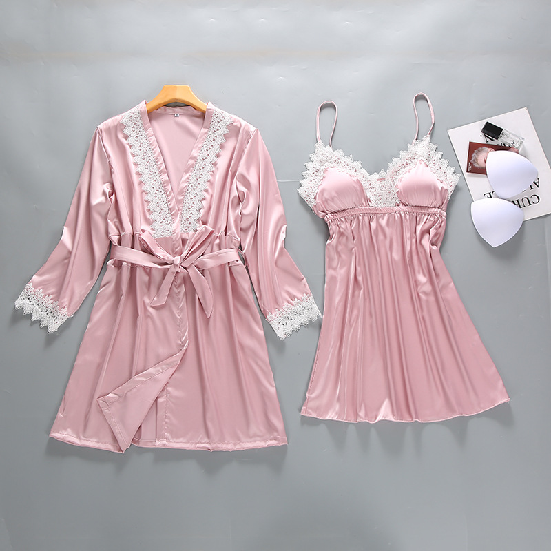 Pink Bridesmaid Robes Lace Negligee Lingerie Mini Dress Bathrobe Nightgowns Satin Women Sleepwear Sets Night Dress Nightwear, Blue
Pink Bridesmaid Robes Lace Negligee Lingerie Mini Dress Bathrobe Nightgowns Satin Women Sleepwear Sets Night Dress Nightwear, Blue