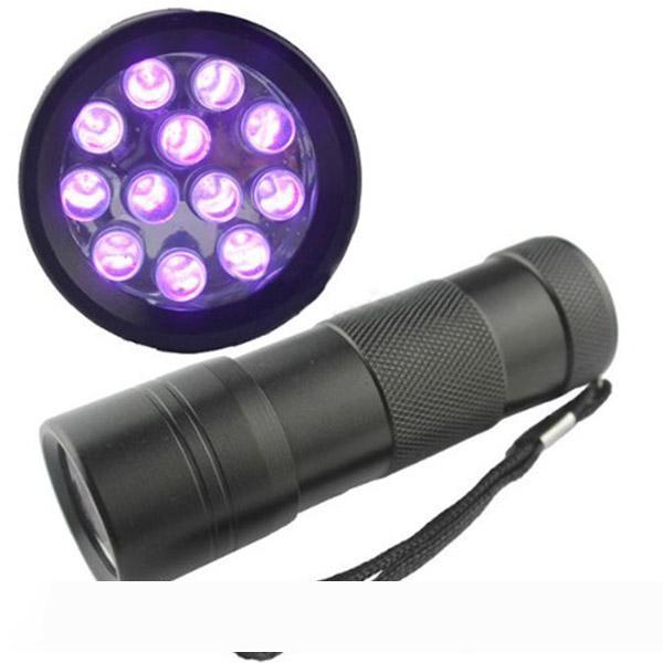 12LED UV Flashlight Torch Light 395nm Ultra Violet Light Blacklight UV Lamp Torch Battery For Marker Checker Detection
12LED UV Flashlight Torch Light 395nm Ultra Violet Light Blacklight UV Lamp Torch Battery For Marker Checker Detection