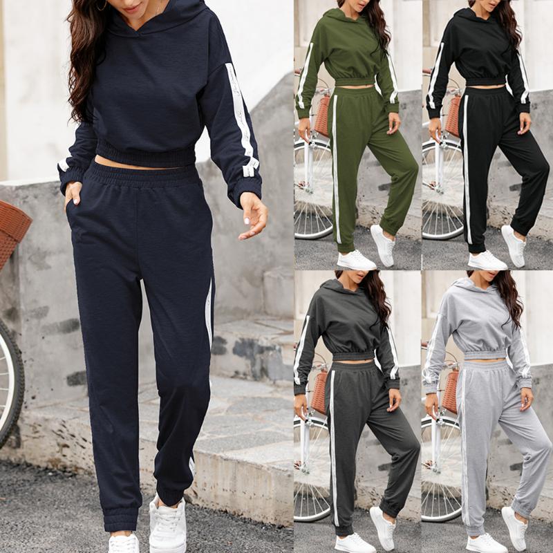 High Quality 2020 Women' Hooded Sports Suits Sexy Sportswear 2 Piece Set Sportswear Jogging Tracksuit Comfortable sports suit, 01
High Quality 2020 Women' Hooded Sports Suits Sexy Sportswear 2 Piece Set Sportswear Jogging Tracksuit Comfortable sports suit, 01