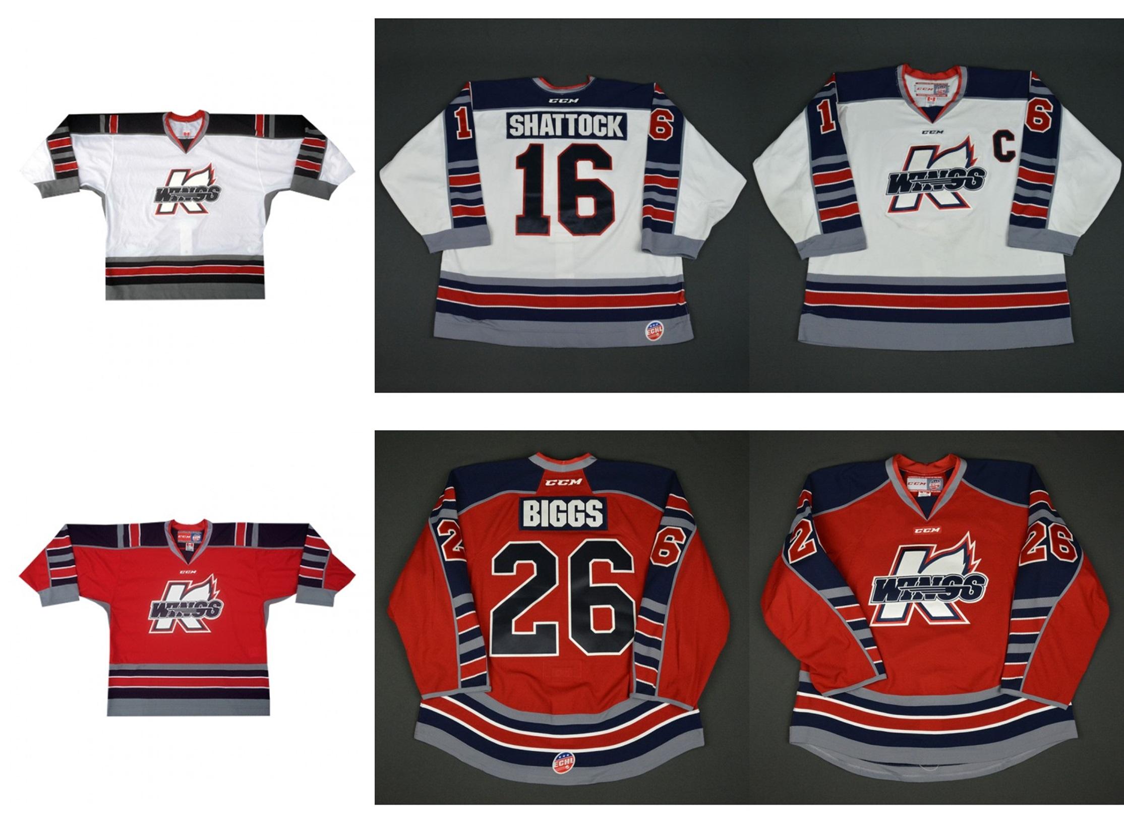 Mens Womens Kids Customize ECHL Kalamazoo Wings 16 Tyler Shattock 26 Tyler Biggs Stitched Cheap Hockey Jerseys Goalit Cut Hot sale, Black;red
Mens Womens Kids Customize ECHL Kalamazoo Wings 16 Tyler Shattock 26 Tyler Biggs Stitched Cheap Hockey Jerseys Goalit Cut Hot sale, Black;red