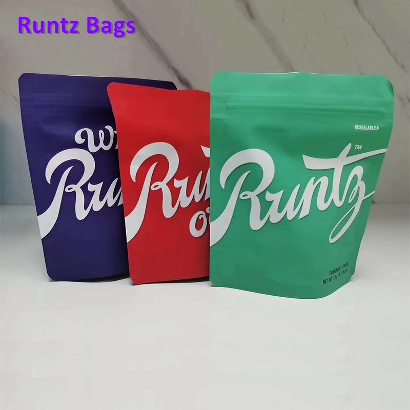 New Empty Runtz mylar bags White Runtz smell proof zipper bags 3.5g cookies sealing bags for dry herb flowers
New Empty Runtz mylar bags White Runtz smell proof zipper bags 3.5g cookies sealing bags for dry herb flowers