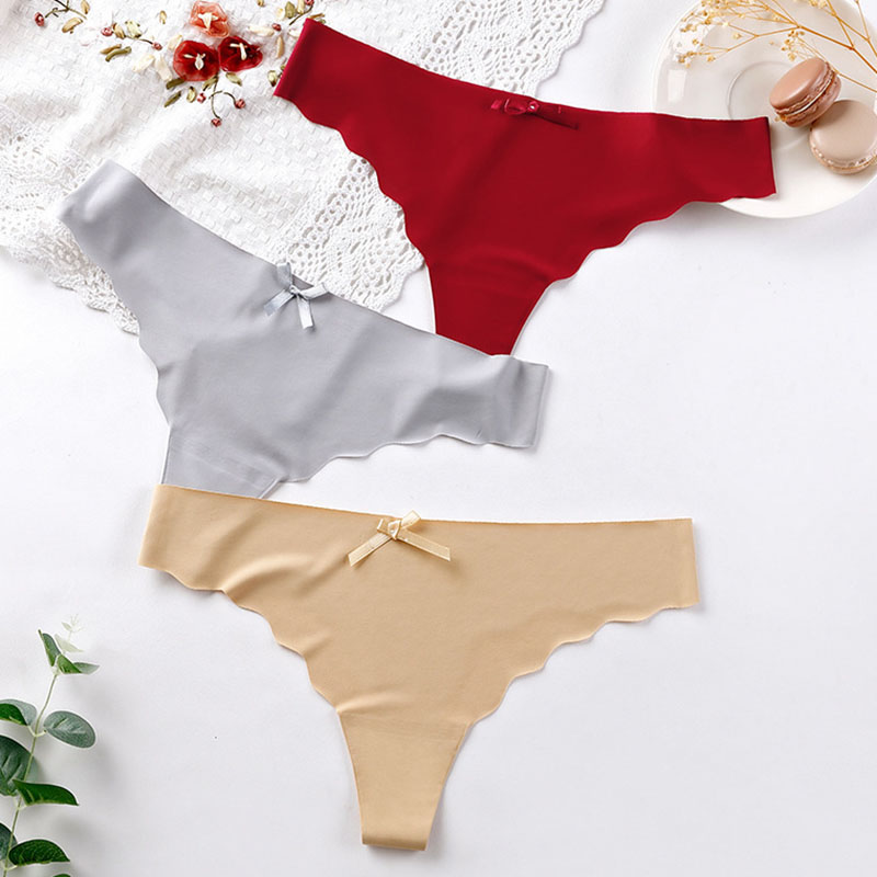 low rise ice silk seamless g string sexy bikini briefs panties thongs t back lingerie women clothes will and sandy gift, Black;white
low rise ice silk seamless g string sexy bikini briefs panties thongs t back lingerie women clothes will and sandy gift, Black;white