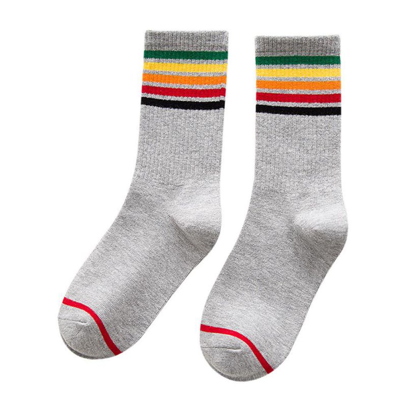 Running Socks Breathable Outdoor Basketball Protect Feet Wicking Cycling Football Sport Sock Rainbow Stripe Creative Cotton Sock, Black
Running Socks Breathable Outdoor Basketball Protect Feet Wicking Cycling Football Sport Sock Rainbow Stripe Creative Cotton Sock, Black