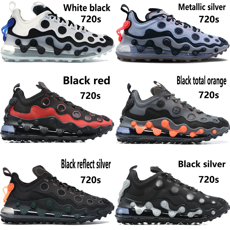New arrival react element 720s men women running shoes white black reflect metallic silver red total orange outdoor mens trainers sneakers, Black silver
New arrival react element 720s men women running shoes white black reflect metallic silver red total orange outdoor mens trainers sneakers, Black silver