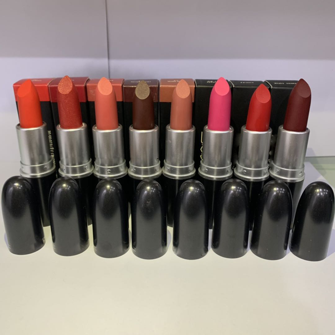 M Brand Matte Makeup Lipstick 8 Colors Velvet Teddy See Sheer Winner Rouge Waterproof Make up Maquillage Lipsticks 3g Wholesale, As picture
M Brand Matte Makeup Lipstick 8 Colors Velvet Teddy See Sheer Winner Rouge Waterproof Make up Maquillage Lipsticks 3g Wholesale, As picture
