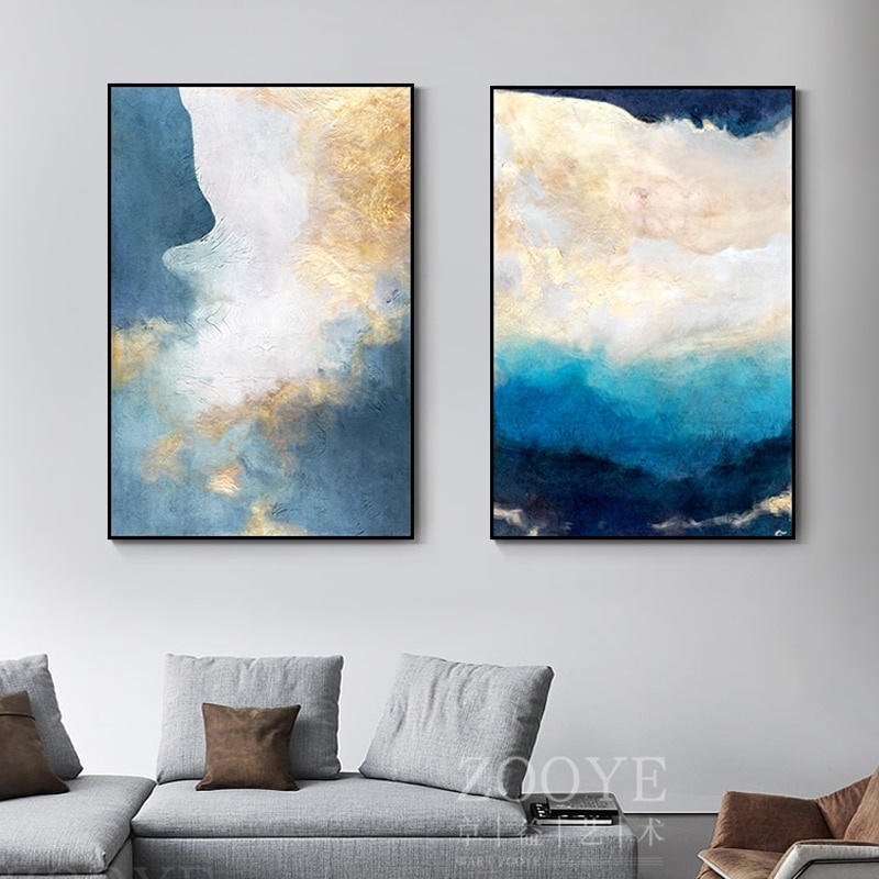 Abstract Wall Art Dreamy Blue Canvas Oil Painting Modern Nordic Poster Print Scandinavian Wall Picture for Living Room Home Decoration
Abstract Wall Art Dreamy Blue Canvas Oil Painting Modern Nordic Poster Print Scandinavian Wall Picture for Living Room Home Decoration