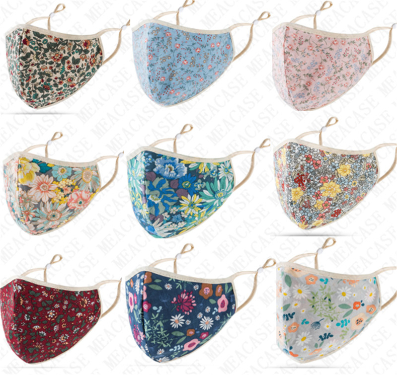Washable Floral Camouflage Face Mask Unisex Flowers Double Layers Soft Cotton Masks Anti-dust Half Fcae Mouth Cover Summer Fashion D71516
Washable Floral Camouflage Face Mask Unisex Flowers Double Layers Soft Cotton Masks Anti-dust Half Fcae Mouth Cover Summer Fashion D71516