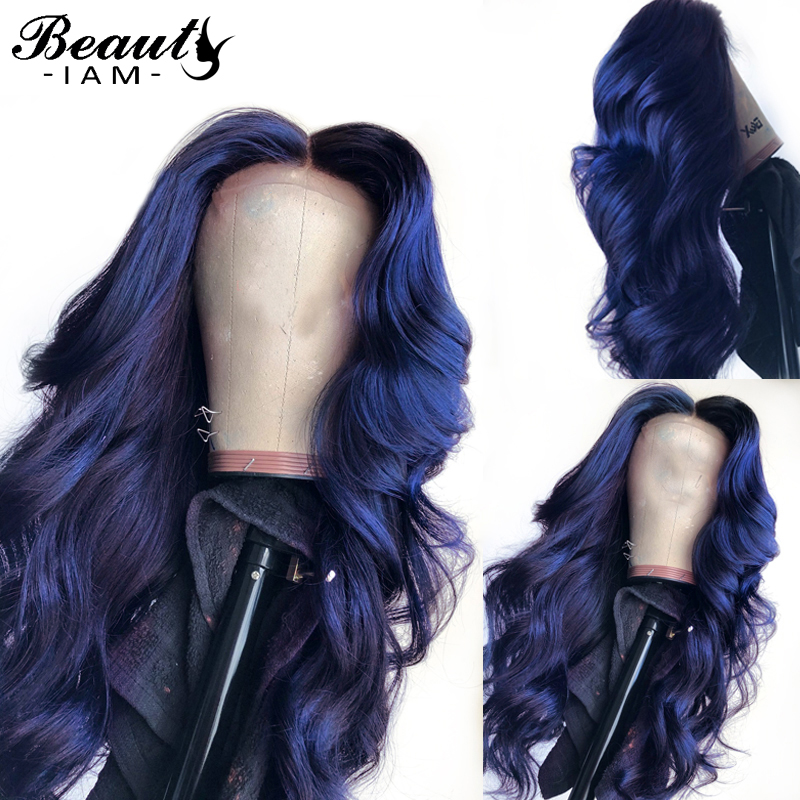 Colored Human Hair Wigs Human Hair 13X6 Lace Front Wig Loose Wave Wig Dark Blue Wig
Colored Human Hair Wigs Human Hair 13X6 Lace Front Wig Loose Wave Wig Dark Blue Wig