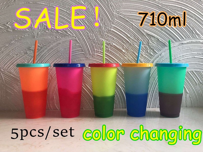 710ml Temperature Color Cup With Plastic Tumbler Cold Magic Summer Straw Changing And Cup Lid Drink Bottle Drinkware Lnrof
710ml Temperature Color Cup With Plastic Tumbler Cold Magic Summer Straw Changing And Cup Lid Drink Bottle Drinkware Lnrof