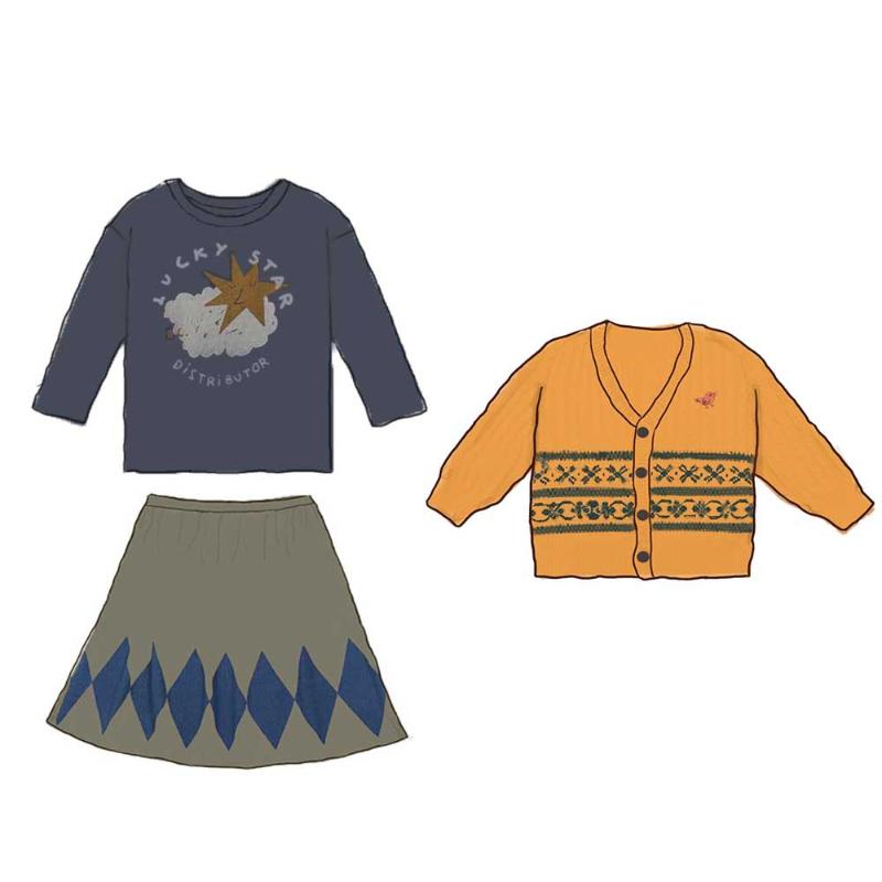 Pre-sale 2020 Autumn and Winter Bobo Sets Boys and Girls Long-sleeved T-shirt Sweater Half Skirt Suit, Bc2
Pre-sale 2020 Autumn and Winter Bobo Sets Boys and Girls Long-sleeved T-shirt Sweater Half Skirt Suit, Bc2