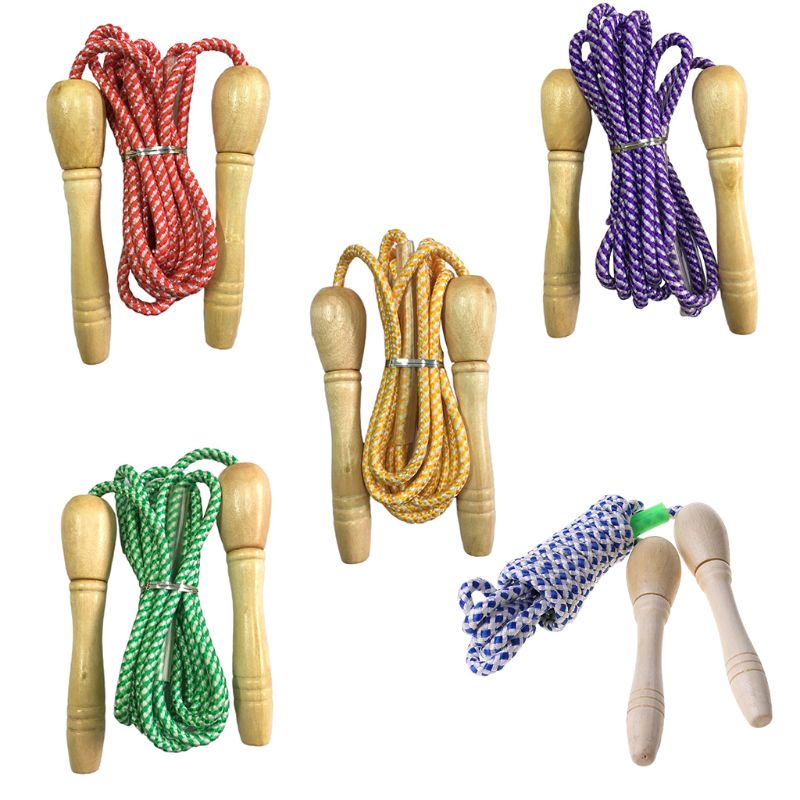 2.8m Skipping Wooden Handle Jump Rope Exercise Body Building Fitness Equipment Sport Training Workout Supply for Adult Kids
2.8m Skipping Wooden Handle Jump Rope Exercise Body Building Fitness Equipment Sport Training Workout Supply for Adult Kids