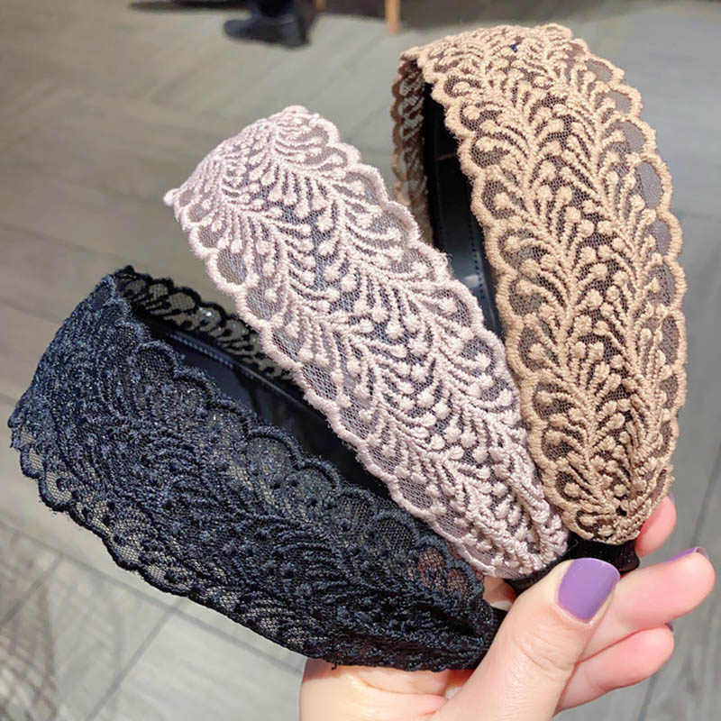 Haimeikang Lace Hair Hoop Women Korean Hair Pressure Bezel Headband Fashion Spring Summer New Headwear Accessories
Haimeikang Lace Hair Hoop Women Korean Hair Pressure Bezel Headband Fashion Spring Summer New Headwear Accessories