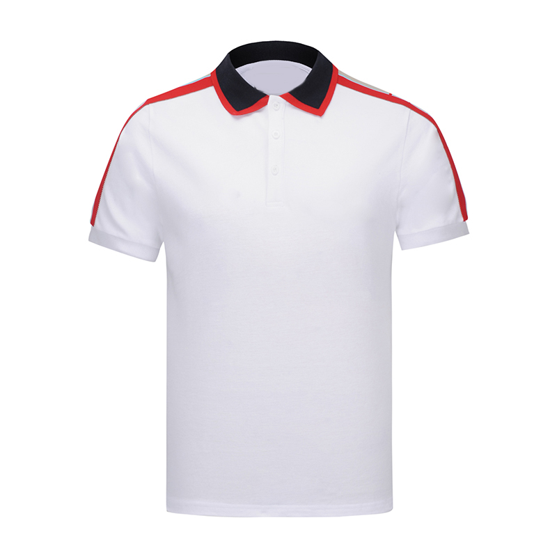 Summer Fashion Casual Men Polo T Shirts Striped Cotton Polo Shirts Short Sleeves Mens Polos, White
Summer Fashion Casual Men Polo T Shirts Striped Cotton Polo Shirts Short Sleeves Mens Polos, White