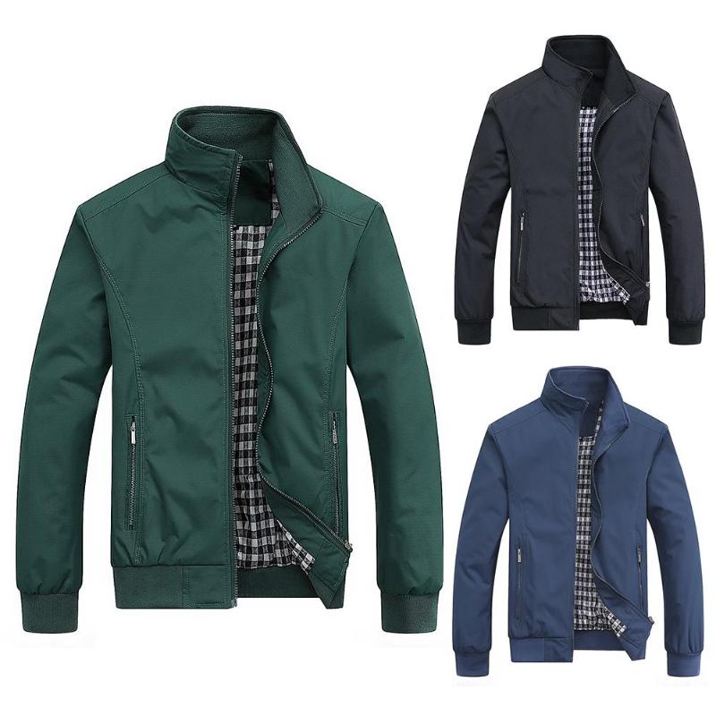 Men Jackets Coat Winter Solid Color Stand Collar Zipper Slim Jacket Coat Sportswear For Men Clothing Streetwear, Black
Men Jackets Coat Winter Solid Color Stand Collar Zipper Slim Jacket Coat Sportswear For Men Clothing Streetwear, Black