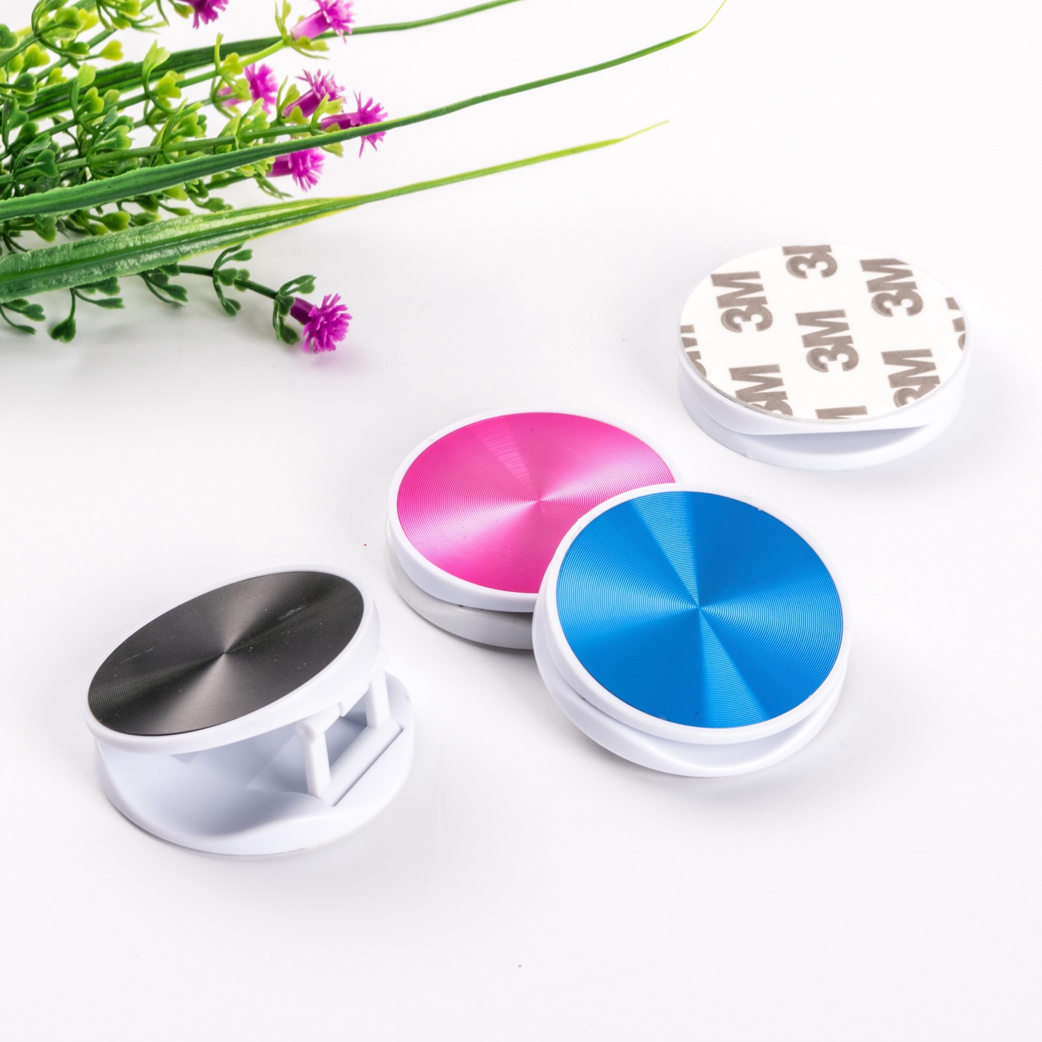 Phone Holder Phone Socket Folding Air Bag Support CD Mobile Phone Multi-Function Display Gift Foldable Mobile Air Bag