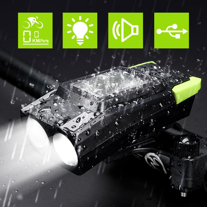 NEWBOLER Bike Light 4 Mode Bicycle Computer Horn 3 in 1 IPX5 Waterproof USB Cycling Headlight 800 Lumen MTB Bicycle Front Light
NEWBOLER Bike Light 4 Mode Bicycle Computer Horn 3 in 1 IPX5 Waterproof USB Cycling Headlight 800 Lumen MTB Bicycle Front Light