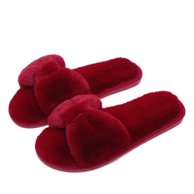 2020 New Butterfly-knot Fur Slippers Women Home Indoor Flat Bottom Non-slip Sandals Women Soft Bottom Plush Word Cotton Slides, Beige
2020 New Butterfly-knot Fur Slippers Women Home Indoor Flat Bottom Non-slip Sandals Women Soft Bottom Plush Word Cotton Slides, Beige