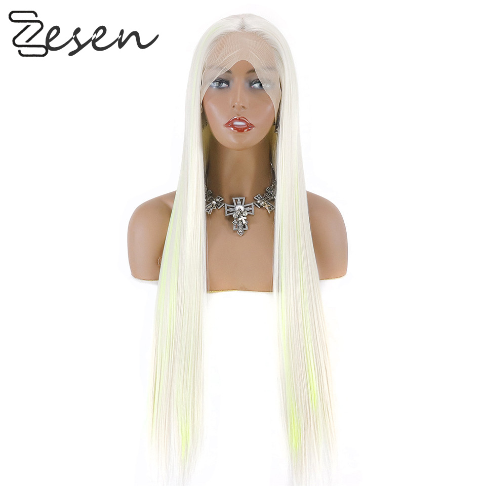 Zesen Ombre Highlight Wig Long Straight Synthetic 13*4 Lace Front Wigs Heat Resistant Wigs For Women With Baby Hair, Ombre color
Zesen Ombre Highlight Wig Long Straight Synthetic 13*4 Lace Front Wigs Heat Resistant Wigs For Women With Baby Hair, Ombre color