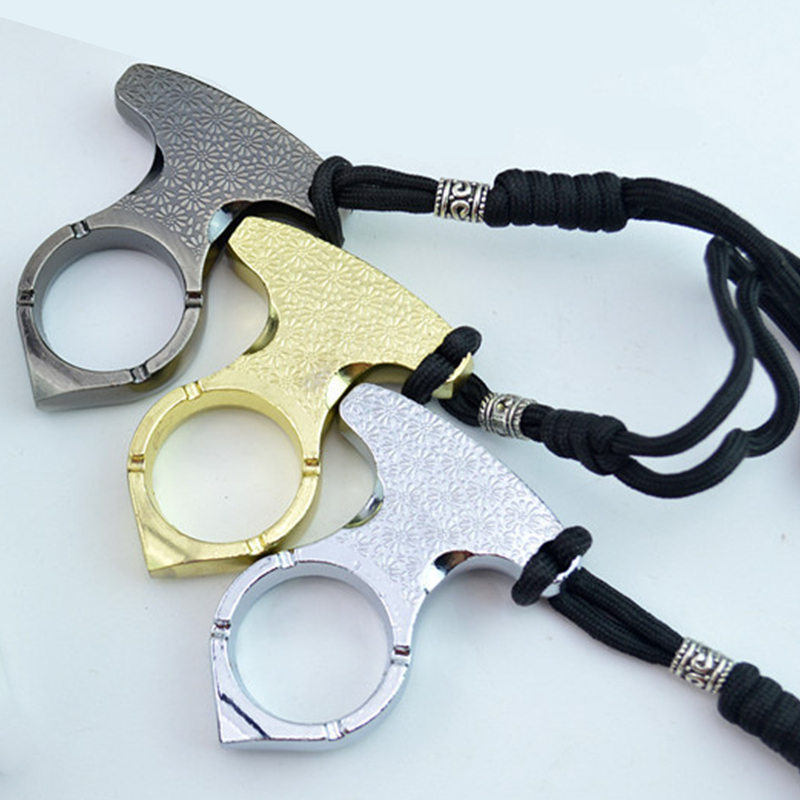 Self Defense Key Rings Weapons Keychain Buckle Portable Key Chains Accessories Outdoor Finger Knuckles for Men Women Keyrings Window Breaker от DHgate WW