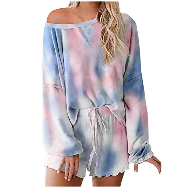 Women Sport Tracksuit Two Piece Set Summer Womens Tie-dye Printed Tshirts Long Sleeve Tops 2 Piece Set Sportwear #3, Orange
Women Sport Tracksuit Two Piece Set Summer Womens Tie-dye Printed Tshirts Long Sleeve Tops 2 Piece Set Sportwear #3, Orange