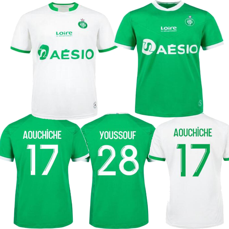 2021 AS Saints-Étienne YOUSSOUF Green White Mens Soccer Jerseys KHAZRI AHOLOU AOUCHICHE maillots de foot Saints Etienne Football shirt 20 21, Home
2021 AS Saints-Étienne YOUSSOUF Green White Mens Soccer Jerseys KHAZRI AHOLOU AOUCHICHE maillots de foot Saints Etienne Football shirt 20 21, Home