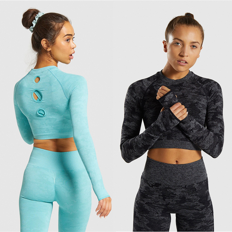 Camouflage Seamless Yoga Set Sport Outfits Women Cut Out Two 2 Piece Long Sleeve Crop top+Leggings Workout Gym Suit Fitness Sets, Yoga stretch band
Camouflage Seamless Yoga Set Sport Outfits Women Cut Out Two 2 Piece Long Sleeve Crop top+Leggings Workout Gym Suit Fitness Sets, Yoga stretch band