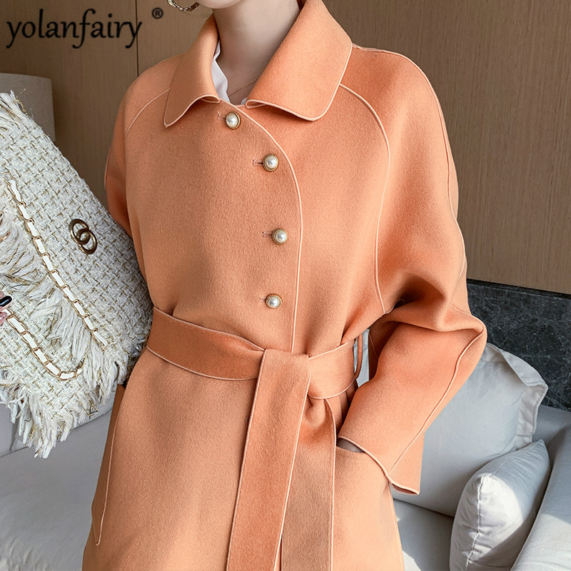 100% Wool Coat Female Jacket Spring Autumn Long Coat Korean Oversized Coats and Jackets Women Fashion 2020 YB-SMN-1992 KJ4061, Yellow
100% Wool Coat Female Jacket Spring Autumn Long Coat Korean Oversized Coats and Jackets Women Fashion 2020 YB-SMN-1992 KJ4061, Yellow