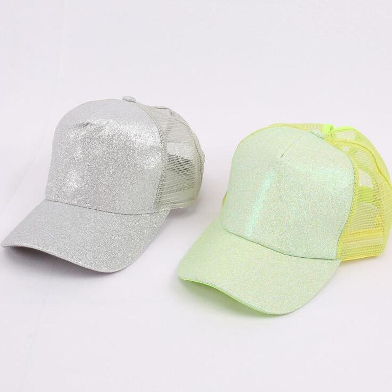 Women Sequined Bling Baseball Cap Coating Fashionable Out Sunshade Hat Denim Cotton Baseball Cap Glitter