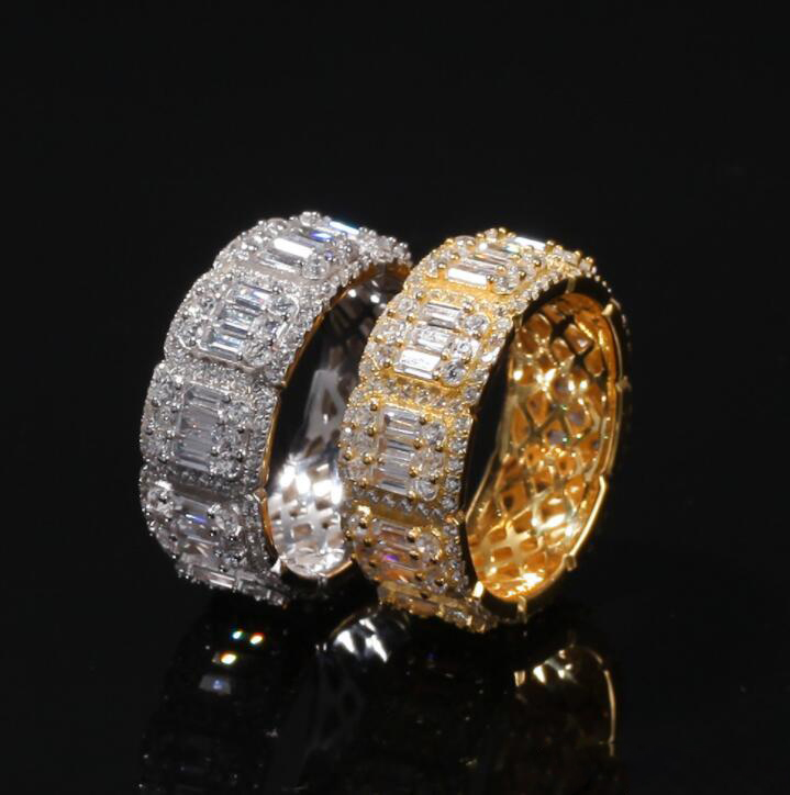 Retro Personality Ladder Zirconium Couple Hip Hop Ring Gold Plated Hip Hop Square Bling Ring Eternity Wedding Engagement Band Ring for Men
Retro Personality Ladder Zirconium Couple Hip Hop Ring Gold Plated Hip Hop Square Bling Ring Eternity Wedding Engagement Band Ring for Men