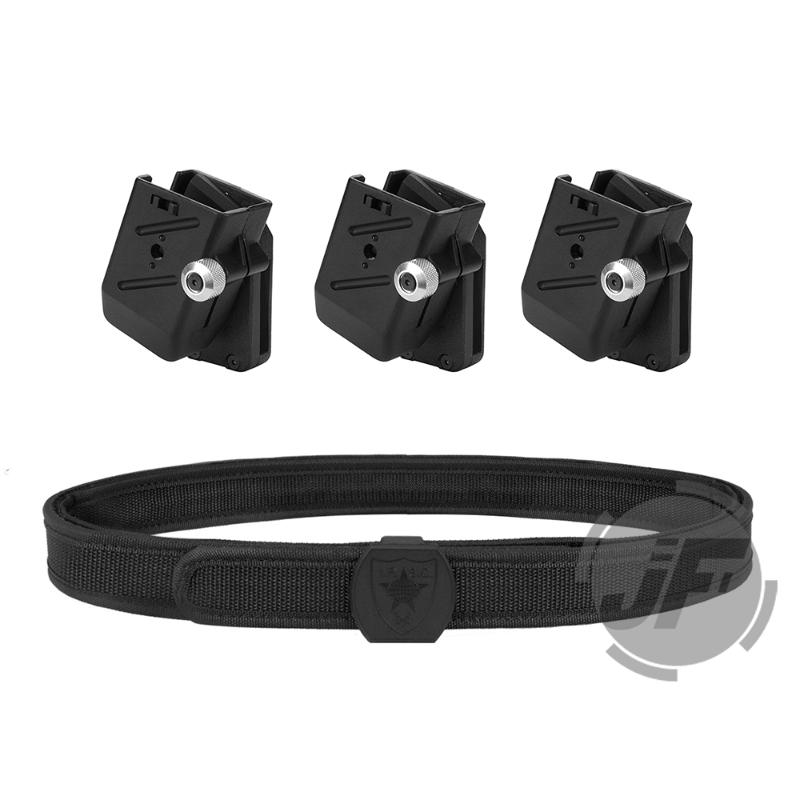 IPSC USPSA IDPA Competition High Speed Shooting Inner & Outer Belt w/ 3x Universal CR Speed Shooter's Pistol Magazine Pouch, Bk
IPSC USPSA IDPA Competition High Speed Shooting Inner & Outer Belt w/ 3x Universal CR Speed Shooter's Pistol Magazine Pouch, Bk