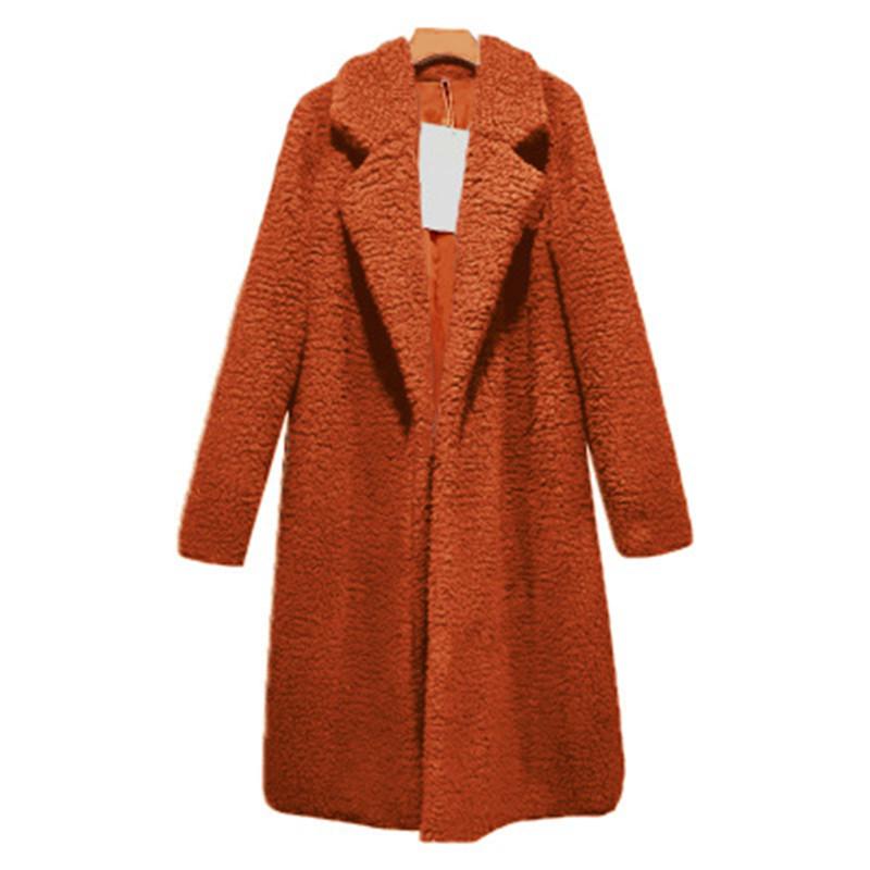 Women Lamb Wool Coat Winter Fashion Trend Occident Mid-length Plush Cardigan Outerwear Designer Female Solid Color Long Sleeve Coat Clothing
Women Lamb Wool Coat Winter Fashion Trend Occident Mid-length Plush Cardigan Outerwear Designer Female Solid Color Long Sleeve Coat Clothing