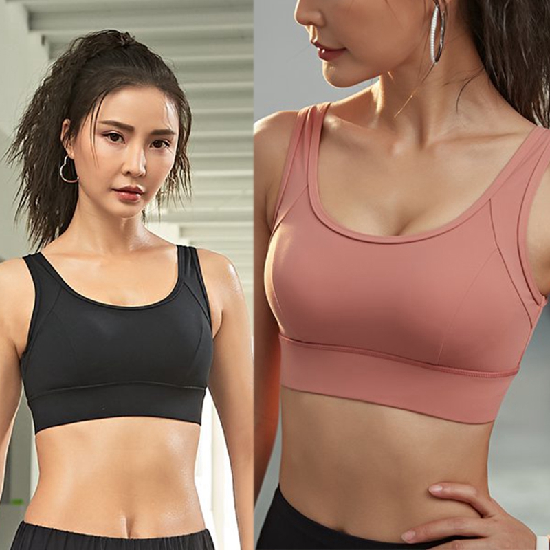 One Cup Sports Underwear Gathers to Show the Chest and Beautiful Back Yoga Bra Shockproof Running Bra, Black
One Cup Sports Underwear Gathers to Show the Chest and Beautiful Back Yoga Bra Shockproof Running Bra, Black
