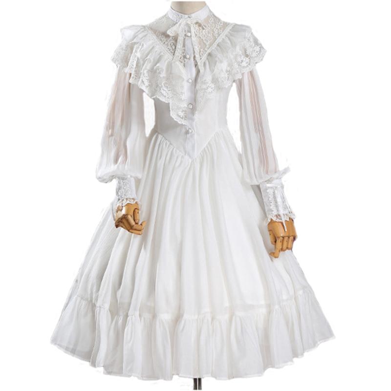 NEW Western Women Spring Summer Lolita Chiffon Dress Daily Vintage Medieval Gothic Dress Female Lace Party Court Two-Piece, Black
NEW Western Women Spring Summer Lolita Chiffon Dress Daily Vintage Medieval Gothic Dress Female Lace Party Court Two-Piece, Black