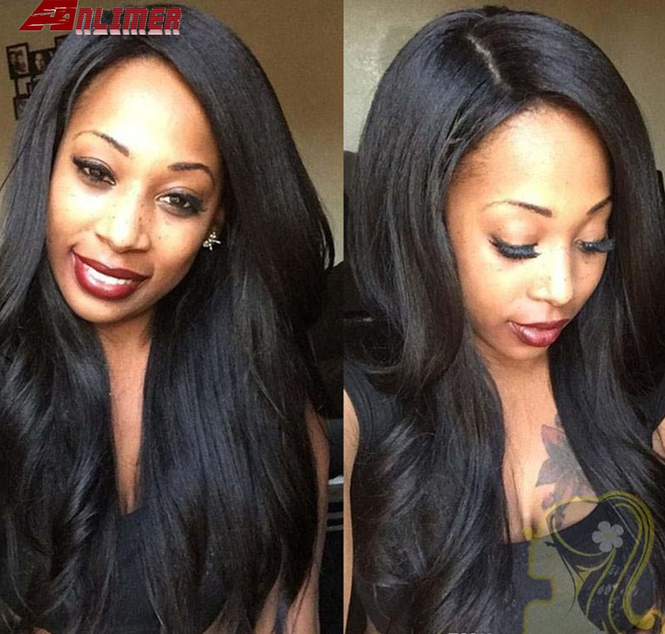 Anlimer 13x4 yaki Straight Wig Glueless Lace Front Human Hair Wigs Brazilian Lace Wig Yaki Human Hair Wigs Remy Hair, Black
Anlimer 13x4 yaki Straight Wig Glueless Lace Front Human Hair Wigs Brazilian Lace Wig Yaki Human Hair Wigs Remy Hair, Black