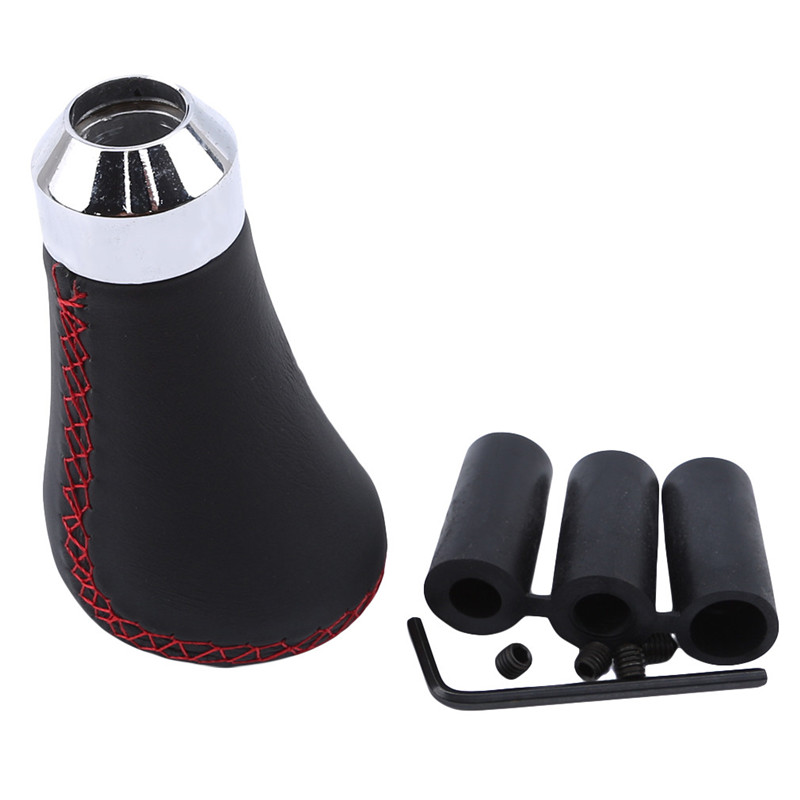 1set Manual Car Gear Shifter Shifter Lever Cover 5 Speed Black & Red Line Leather Aluminum Manual Car Shift Knob
1set Manual Car Gear Shifter Shifter Lever Cover 5 Speed Black & Red Line Leather Aluminum Manual Car Shift Knob