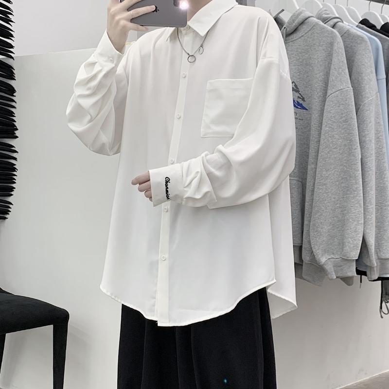 2020 Men's New Fashion Long-sleeved Hawaiian Shirt Loose Casual White Shirt Social Camisa Masculina Streetwear Shirts Size -2XL, Black
2020 Men's New Fashion Long-sleeved Hawaiian Shirt Loose Casual White Shirt Social Camisa Masculina Streetwear Shirts Size -2XL, Black