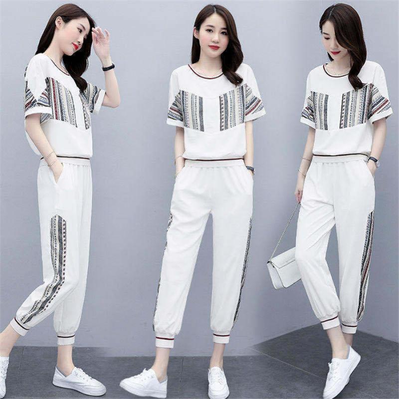 Women Large Plus Size 4XL sports suit Top And Pant Two Piece Tracksuit Matching Set Outfit 2020 Summer Big Clothes, Navy blue
Women Large Plus Size 4XL sports suit Top And Pant Two Piece Tracksuit Matching Set Outfit 2020 Summer Big Clothes, Navy blue