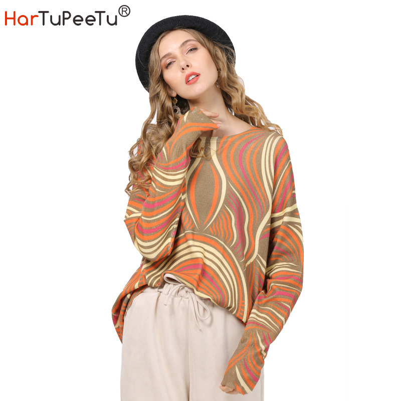 Autumn Sweater Women Plus Size Pullover Knit Sweater Abstract Geometric Print Jumper Tops Batwing Long Sleeve Loose Homewear, As photo
Autumn Sweater Women Plus Size Pullover Knit Sweater Abstract Geometric Print Jumper Tops Batwing Long Sleeve Loose Homewear, As photo