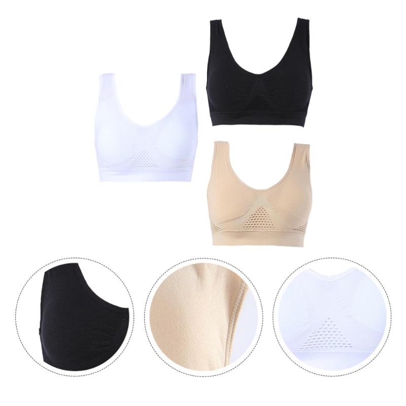 3Pcs Fashion Sport Bra Shockproof Underwear Undergarment Yoga Vest for Running Sports Size (Black, White, Skin Color, Black white color of
3Pcs Fashion Sport Bra Shockproof Underwear Undergarment Yoga Vest for Running Sports Size (Black, White, Skin Color, Black white color of