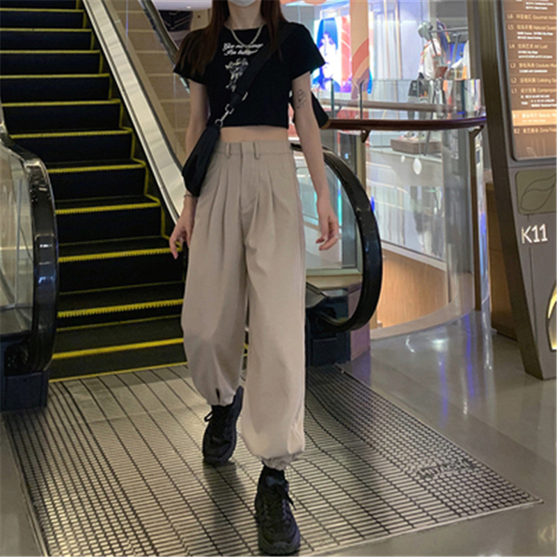 2020 New Arrivals Solid Tunic Casual Leggings Track Pants for Ladies High Waist Loose Fashion Chic Women's Trousers, Black
2020 New Arrivals Solid Tunic Casual Leggings Track Pants for Ladies High Waist Loose Fashion Chic Women's Trousers, Black