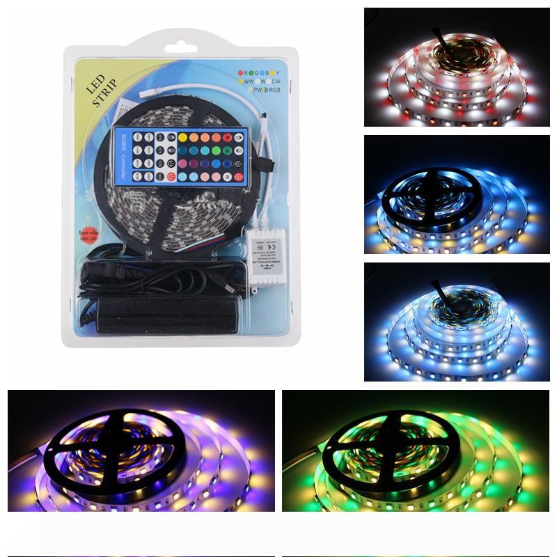 5050 SMD RGBW RGBWW Flexible Led Strip Light 5M 60Leds IP65 Waterproof Strips Light+40 Keys IR Remote +12V 5A Power Adapter 
5050 SMD RGBW RGBWW Flexible Led Strip Light 5M 60Leds IP65 Waterproof Strips Light+40 Keys IR Remote +12V 5A Power Adapter