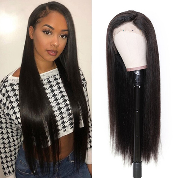 12A Raw Human Hair Straight Lace Frontal Wig Brazilian 13x6 Lace Front Wig Straight Lace Front Human Hair Wig