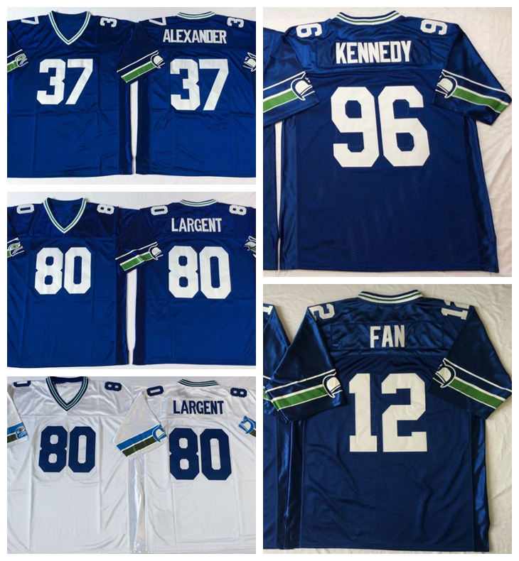 Football Jerseys Shaun Alexander Steve Largent Cortez Kennedy 12 Fan White Blue NCAA High Quality Jersey Men Retro Stitched, Black
Football Jerseys Shaun Alexander Steve Largent Cortez Kennedy 12 Fan White Blue NCAA High Quality Jersey Men Retro Stitched, Black