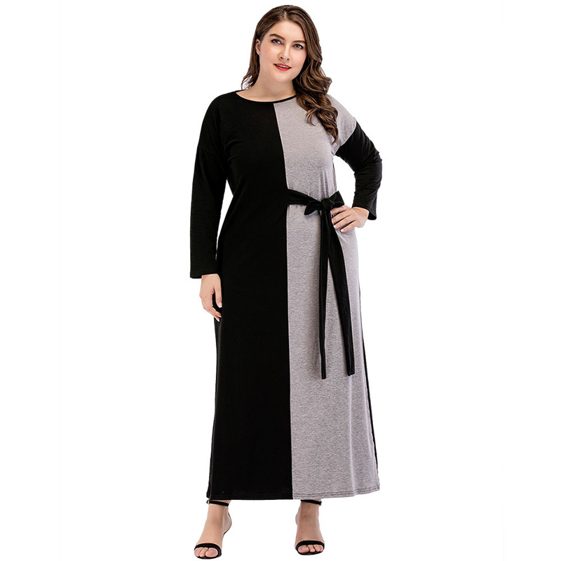 Abayas Muslim Dress Dubai abaya Patchwork Sash Middle East Moroccan kaftan islamic dresses for Women vestidos XXL 3XL 4XL 
Abayas Muslim Dress Dubai abaya Patchwork Sash Middle East Moroccan kaftan islamic dresses for Women vestidos XXL 3XL 4XL
